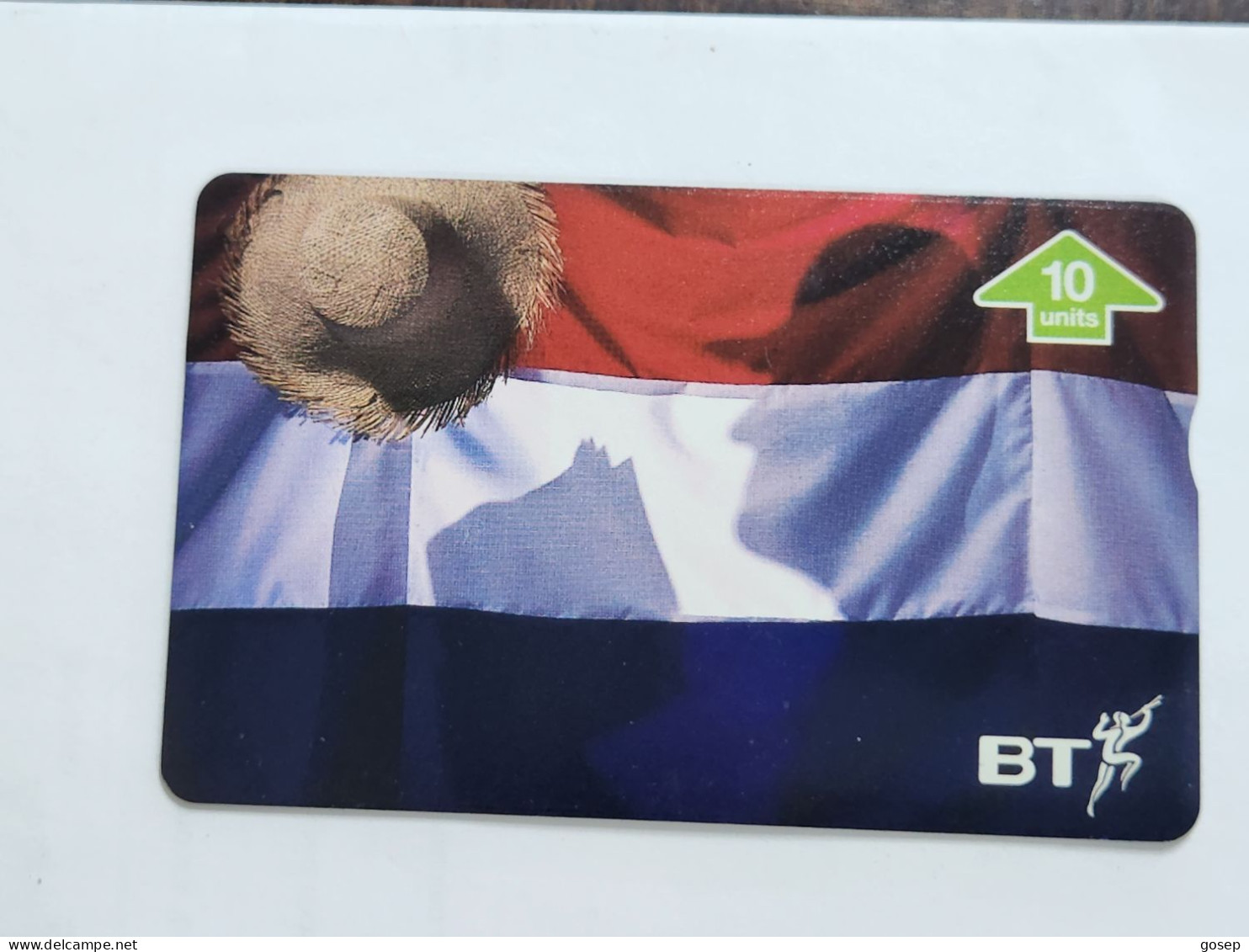 United Kingdom-(BTI142)-FLYING THE FLAG-netherlands-(143)(10units)(510D75584)(tirage-1.050)(price Cataloge-30.00£-mint) - BT Edición Interna