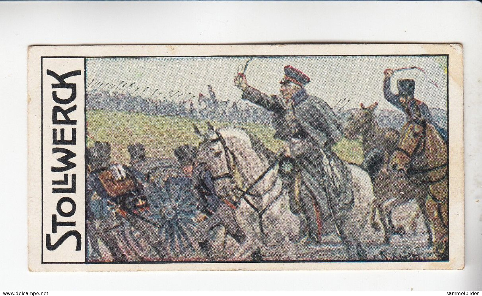 Stollwerck Album No 14 Blücher Die Artillerie Zum Vorwärtsmarsch Anfeuernd    Grp 546#5 Von 1913 - Stollwerck