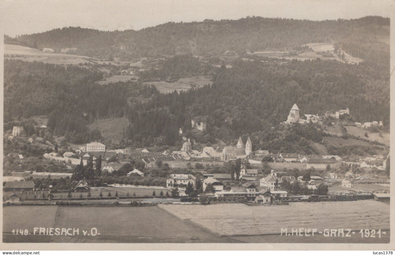 RARE CARTE PHOTO 1921 / FRIESACH - Friesach