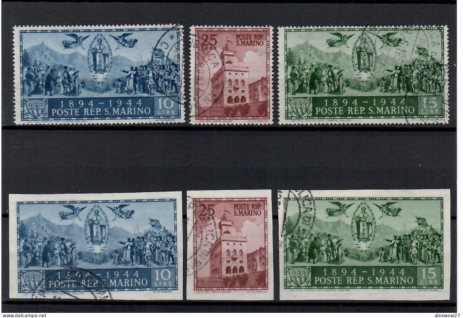 San Marino 1945 "50° Palazzo Del Governo  " Us. / VF - Used Stamps