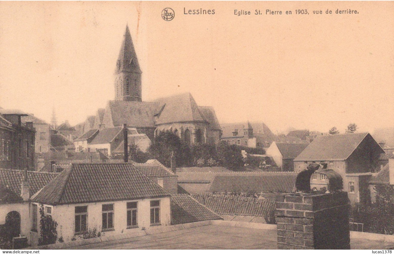 LESSINES / EGLISE ST PIERRE EN 1903 - Lessines