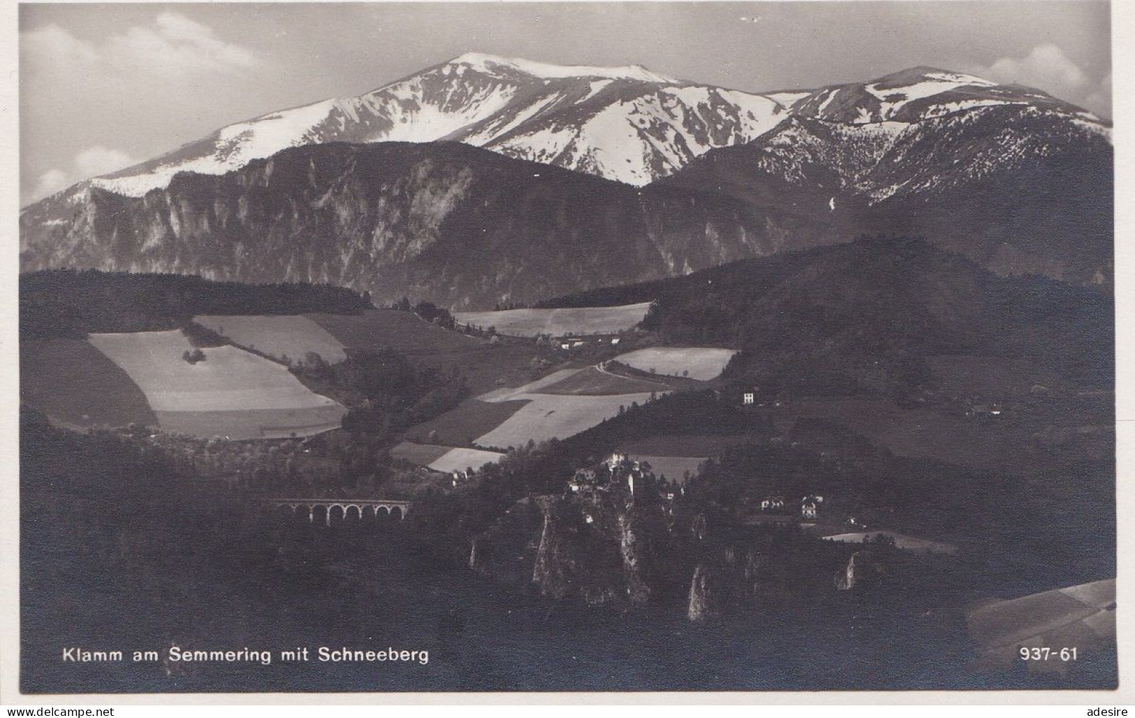 Klamm Am Semmering Mit Schneeberg 1930 - Semmering