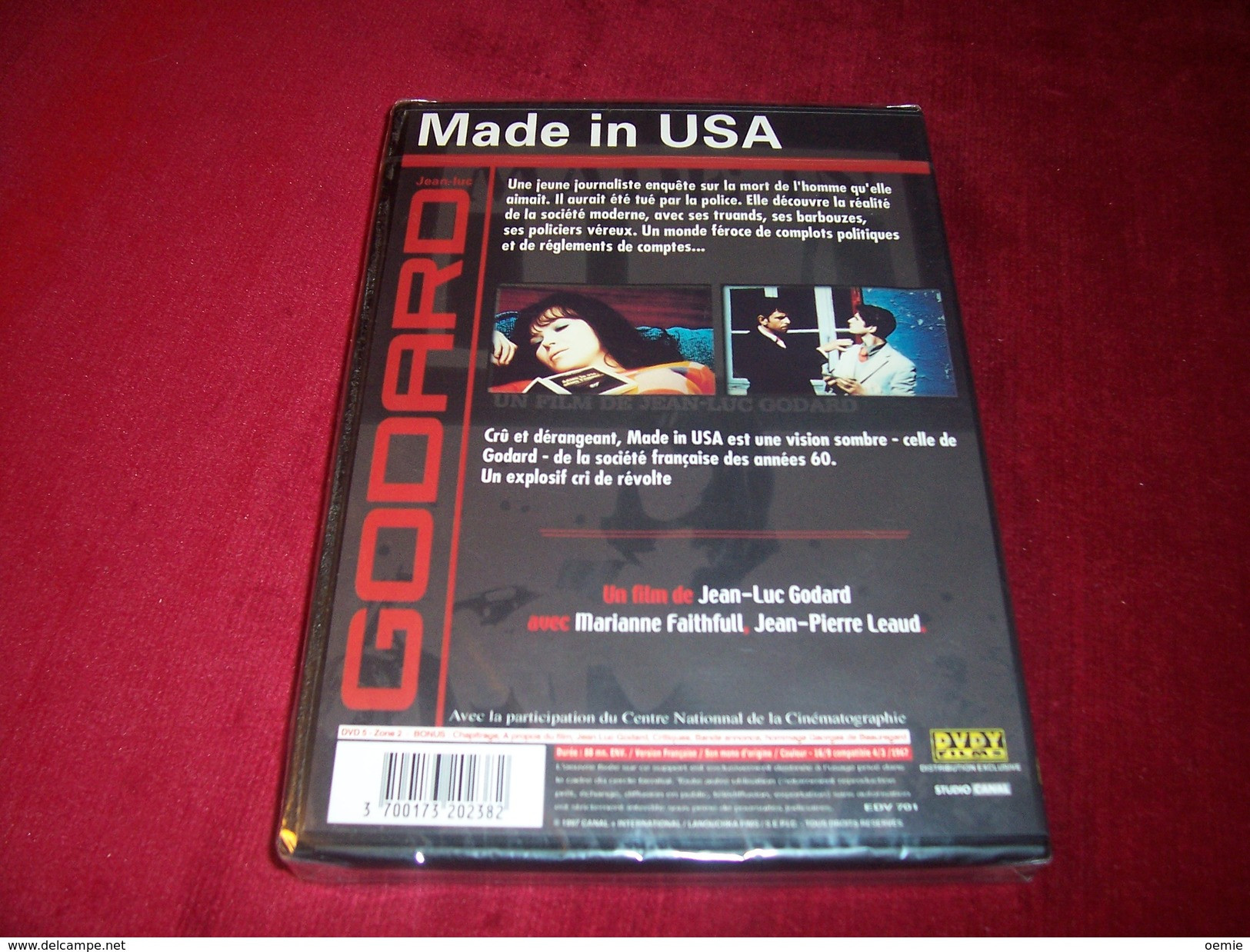 DVD   4 FILMS  DE JEAN LUC GODARD  ° NEUF  SOUS CELOPHANE °  REF 91 - Policiers