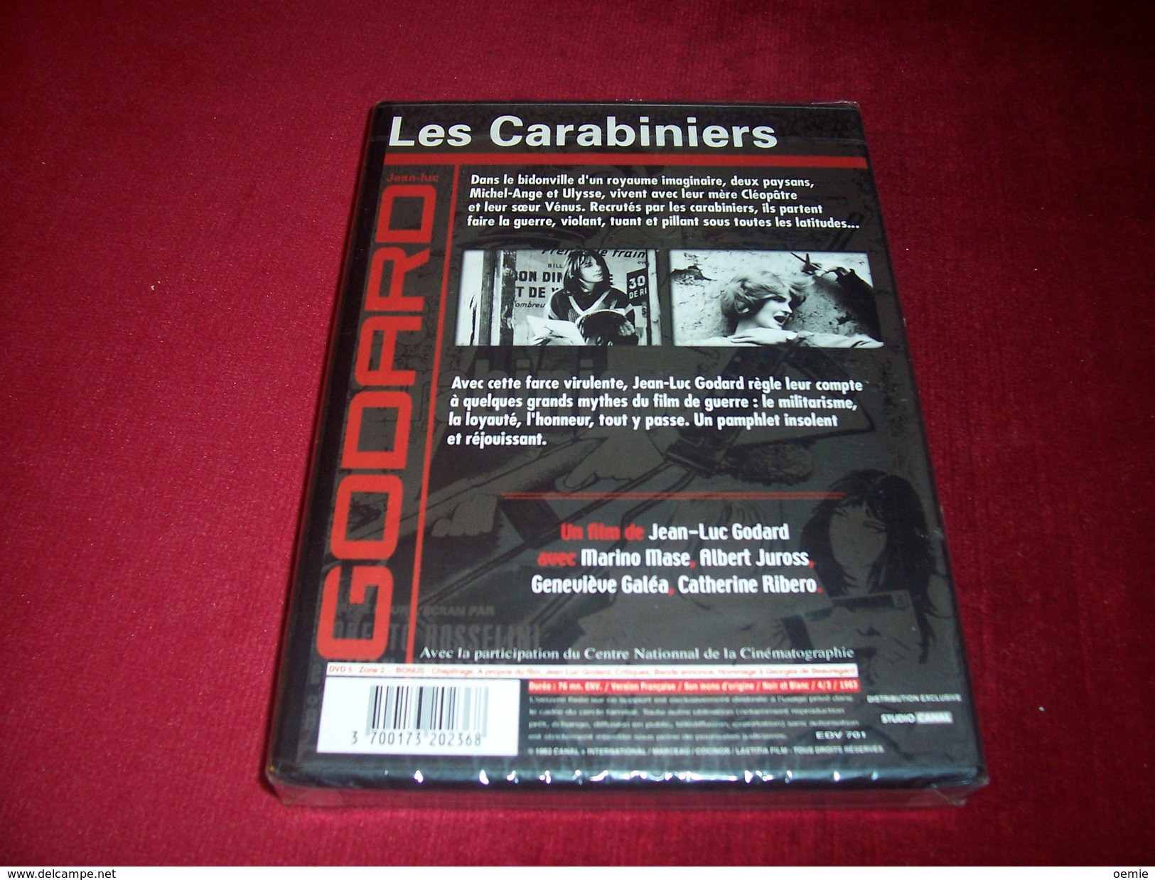 DVD   4 FILMS  DE JEAN LUC GODARD  ° NEUF  SOUS CELOPHANE °  REF 91 - Politie & Thriller