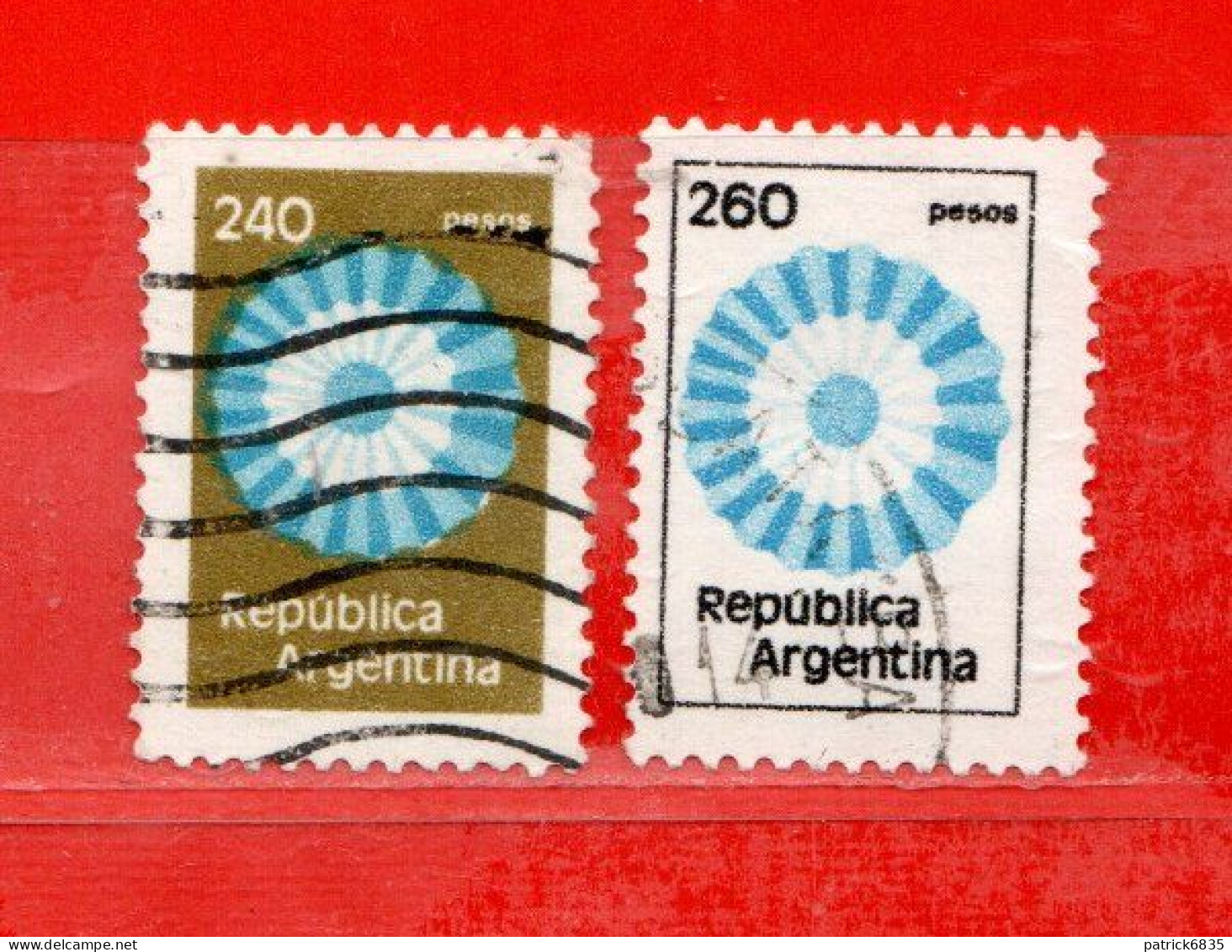 (Us.7) Argentina ° 1979 - . Yv. 1170-1171.  Oblitérer. - Usados