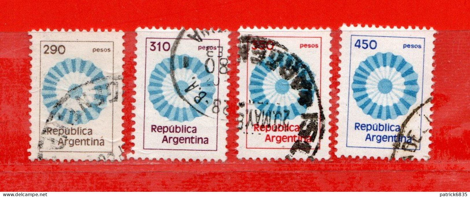 (Us.7) Argentina ° 1979 - . Yv. 1191 à 1194.  Oblitérer. - Usati