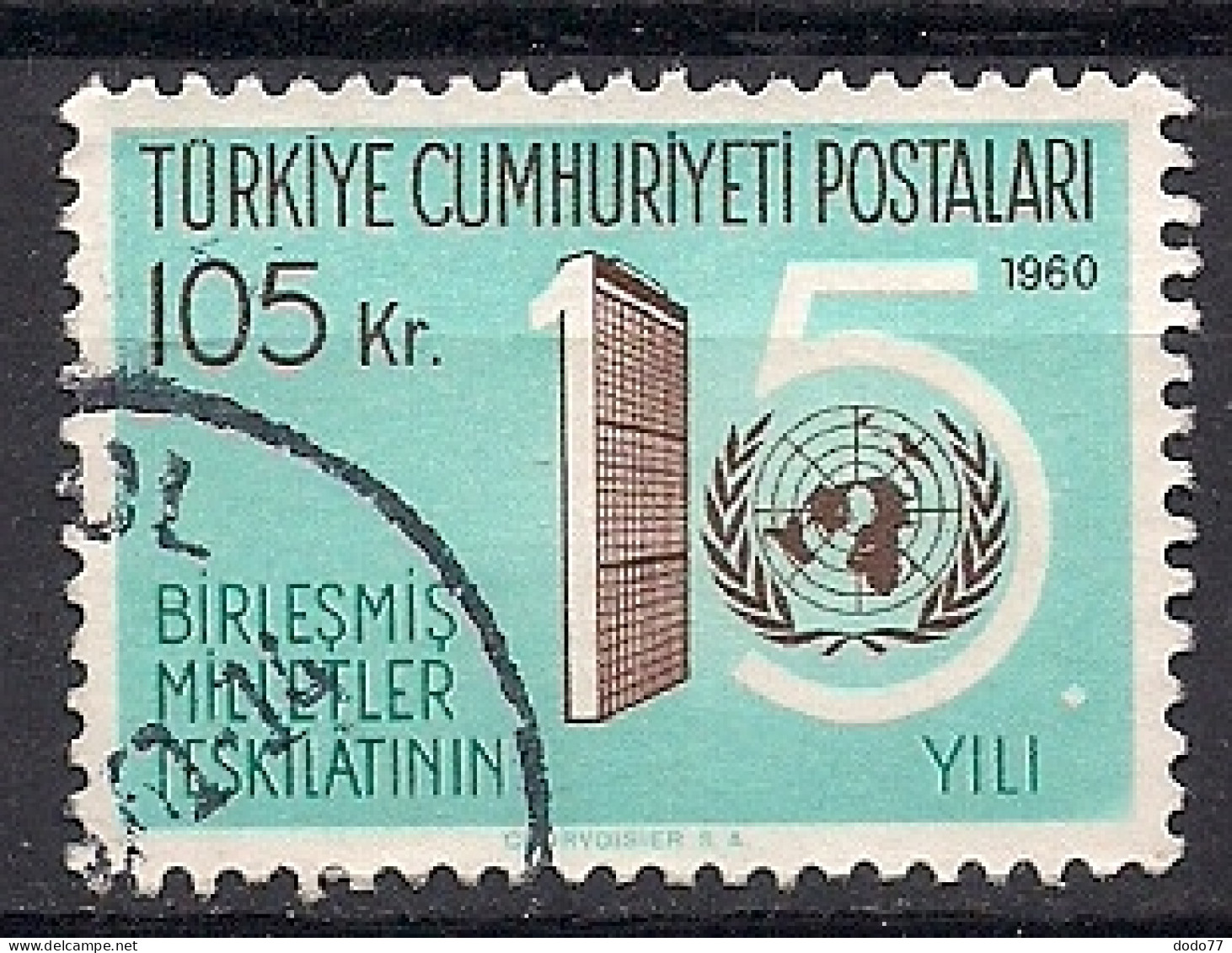 TURQUIE   N°    1577   OBLITERE - Used Stamps