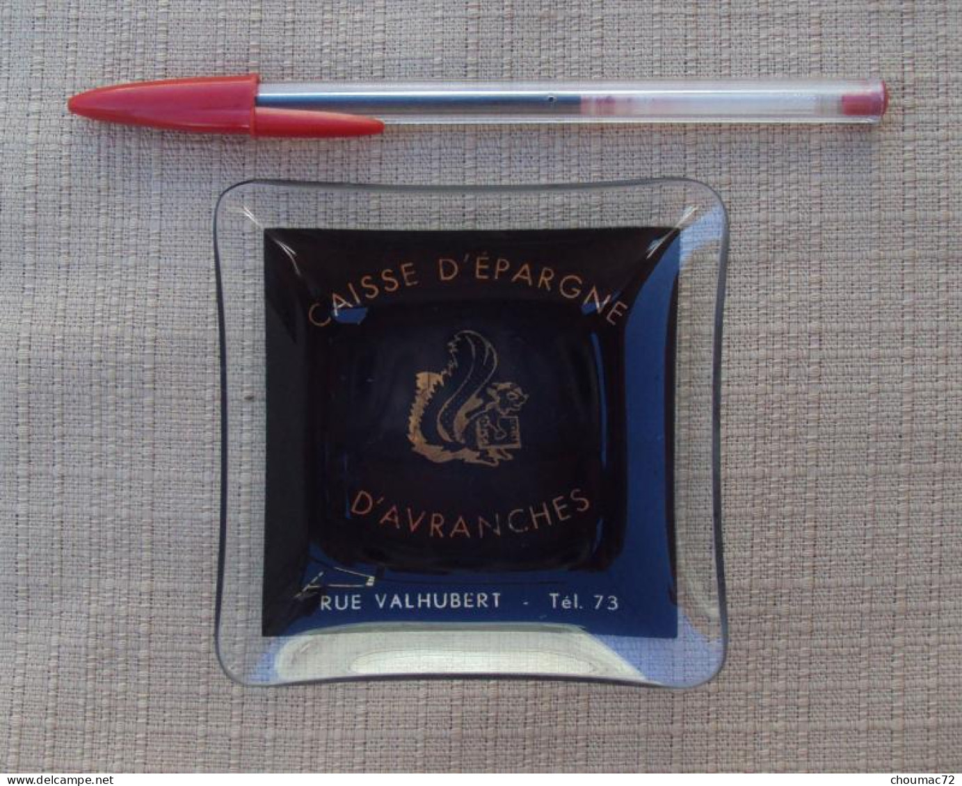 025, Vide-Poche, Caisse D'Epargne D'Avranches, Verre - Glass