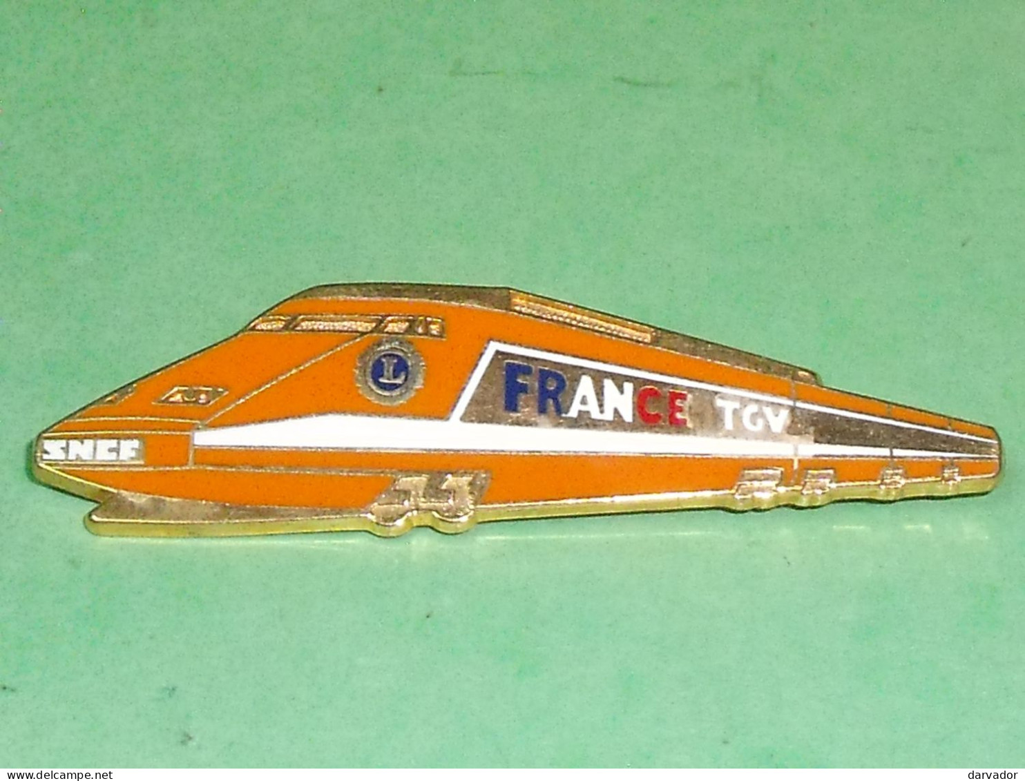 TB3z / Pin's / TGV : SNCF , FRANCE TGV , Broche Duseaux PARIS (74 Mm X 21 Mm )   ( état ,voir Scan ) - TGV