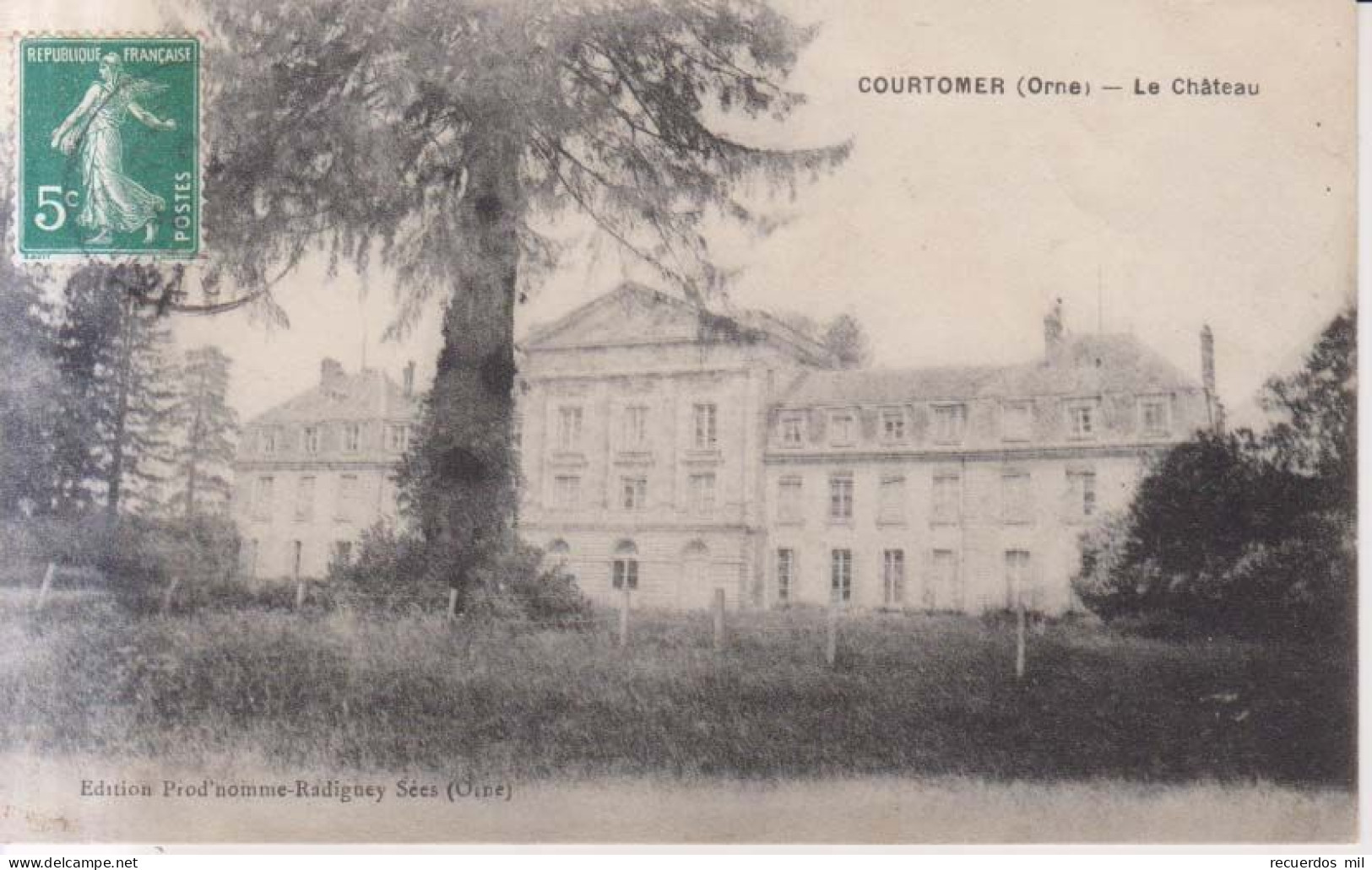 Courtomer Le Chateau     1909 - Courtomer