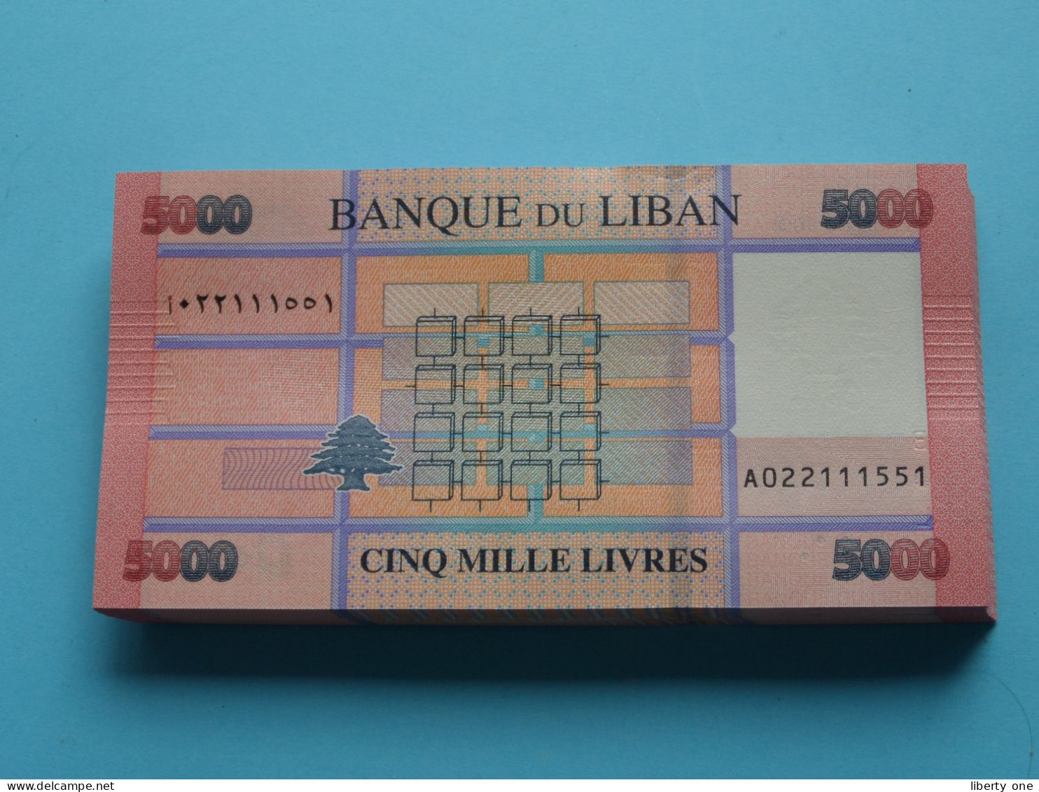 5000 Cinq Mille Livres ( Banque Du Liban ) Lebanon 2021 ( For Grade, Please See SCANS ) UNC ! - Libano