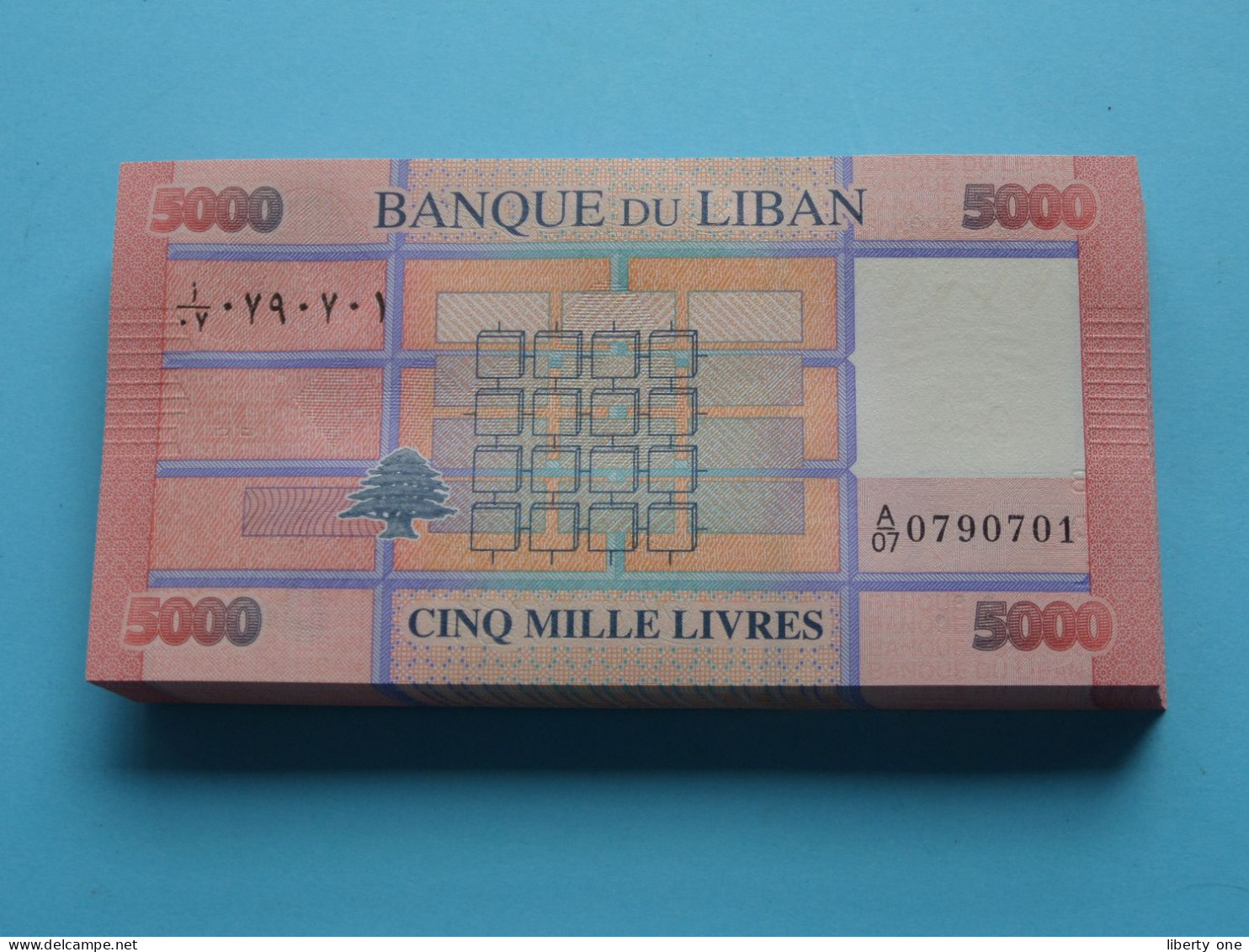 5000 Cinq Mille Livres ( Banque Du Liban ) Lebanon 2014 ( For Grade, Please See SCANS ) UNC ! - Libanon