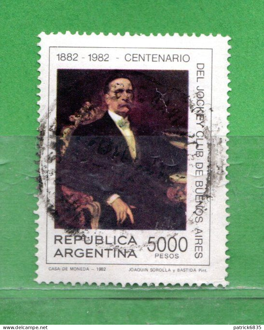 (Us.7) Argentina ° 1982 - JOCKEY - CARLOS PELLEGRINI. Yv. 1332.  Oblitérer. - Usati