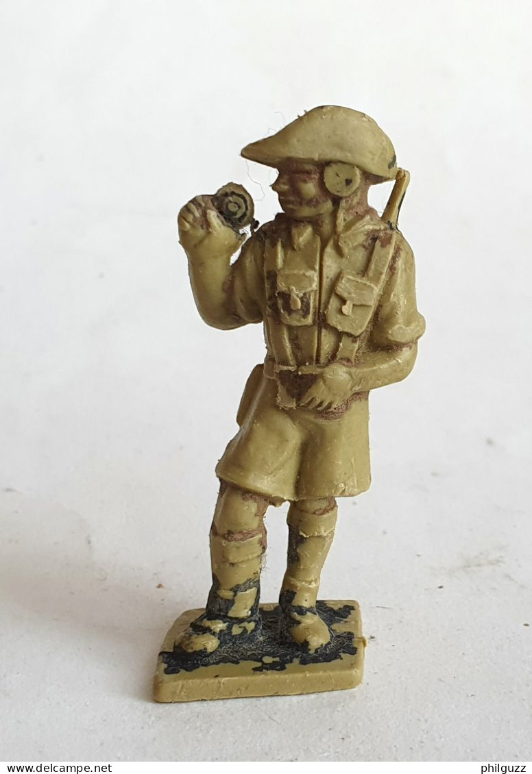 FIGURINE SOLDAT WWII LONE STAR DESERT WARS BRITISH SOLDIER Radio Pas Crescent Toys Britains - Militaires