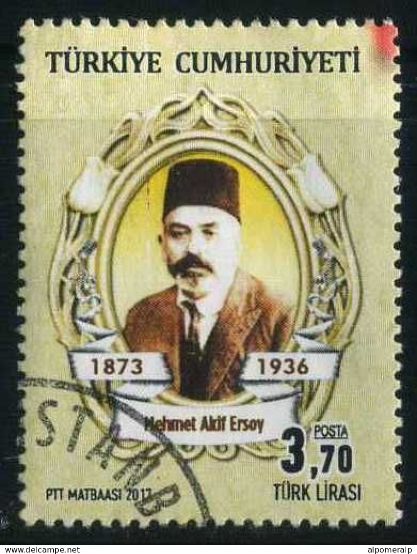 Türkiye 2017 Mi 4384 Mehmet Âkif Ersoy - Used Stamps