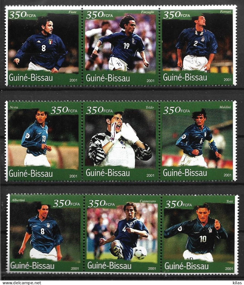 GUINEA - BISSAU 2001 WORLD CUP 2002 "ITALY" - 2002 – Zuid-Korea / Japan