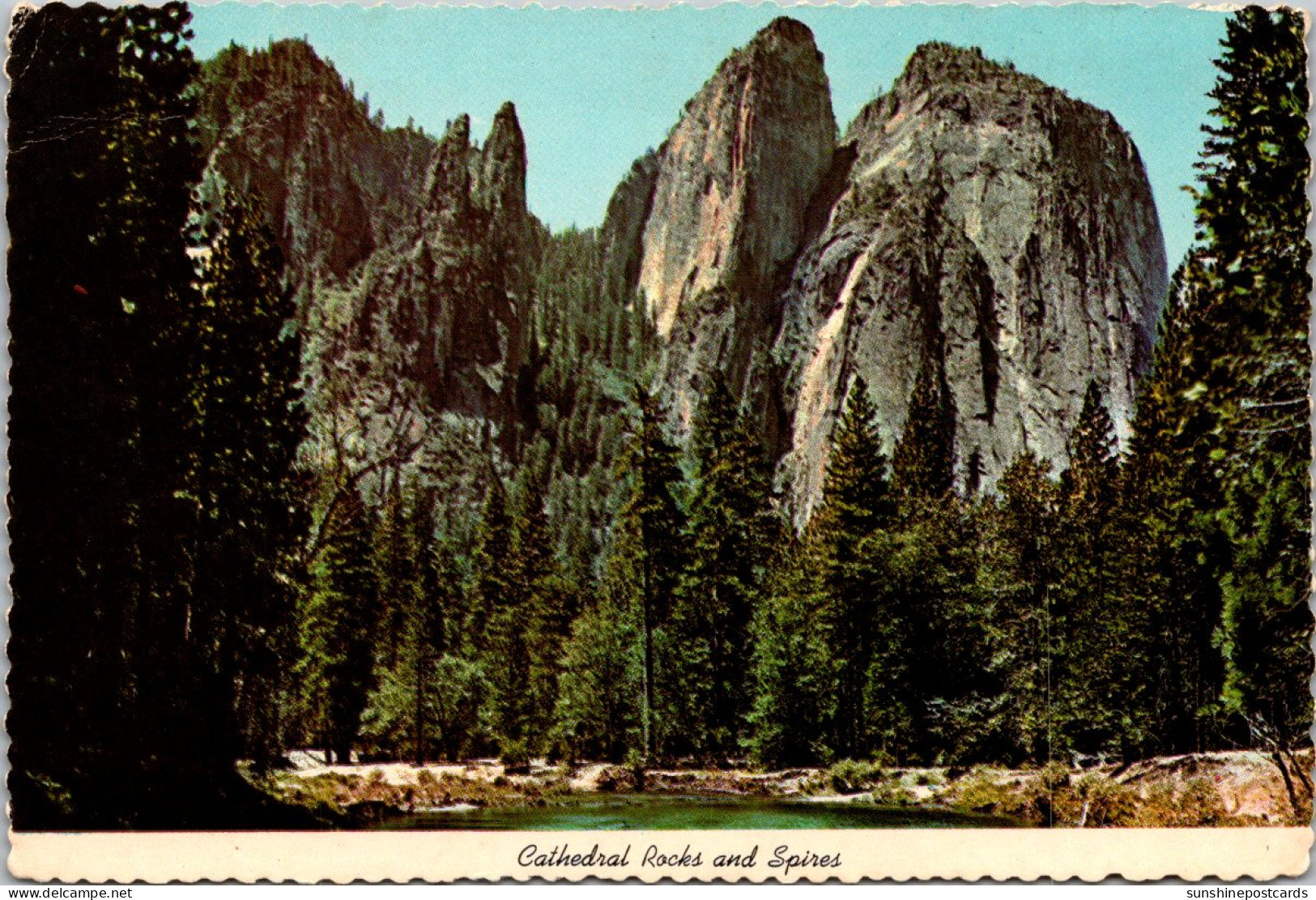 Yosemite National Park Cathedral Rocks And Spires - USA National Parks