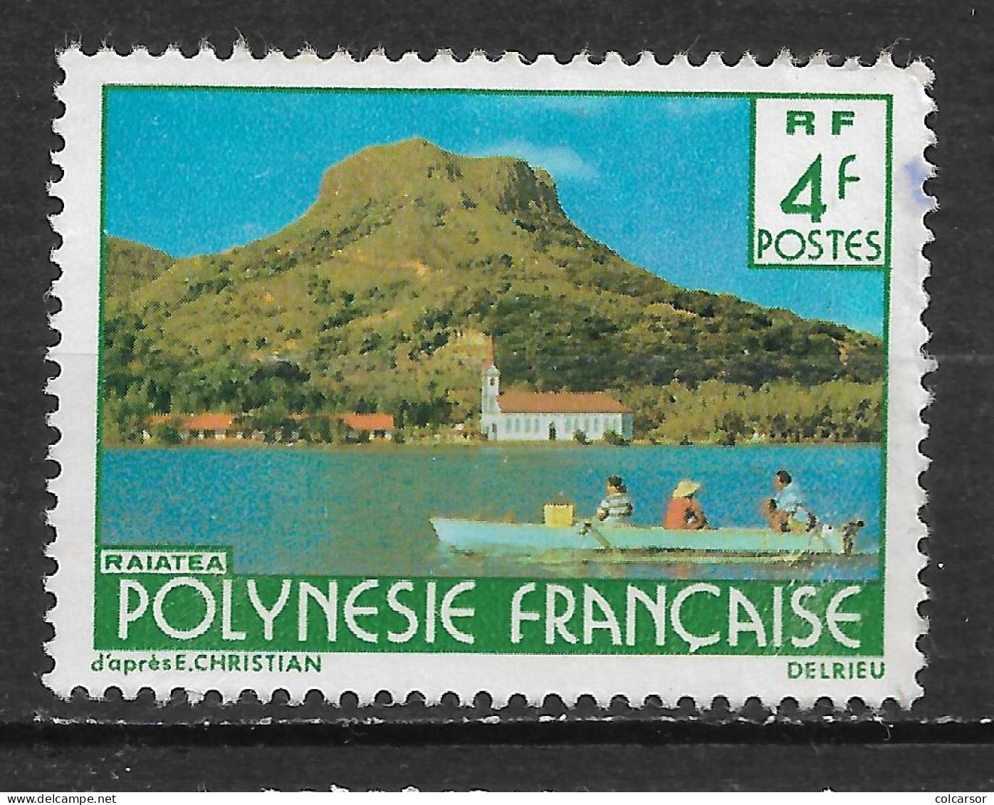 POLYNÉSIE  FRANÇAISE N° 135   "RAIATEA" - Used Stamps