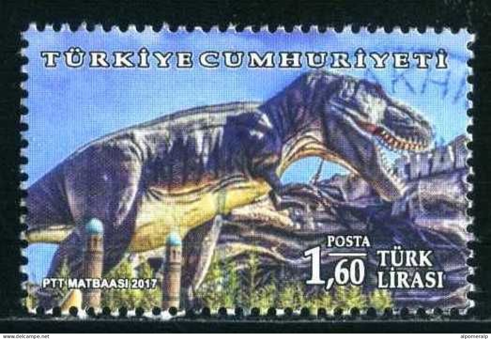 Türkiye 2017 Mi 4342 Tyrannosaurus Rex - Used Stamps