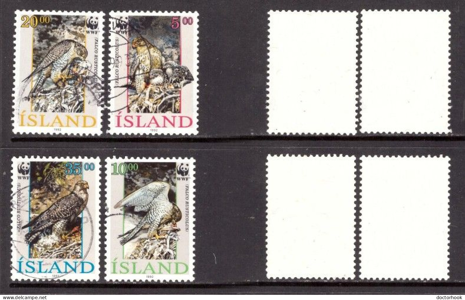 ICELAND   Scott # 762-5 USED (CONDITION AS PER SCAN) (Stamp Scan # 967-1) - Oblitérés