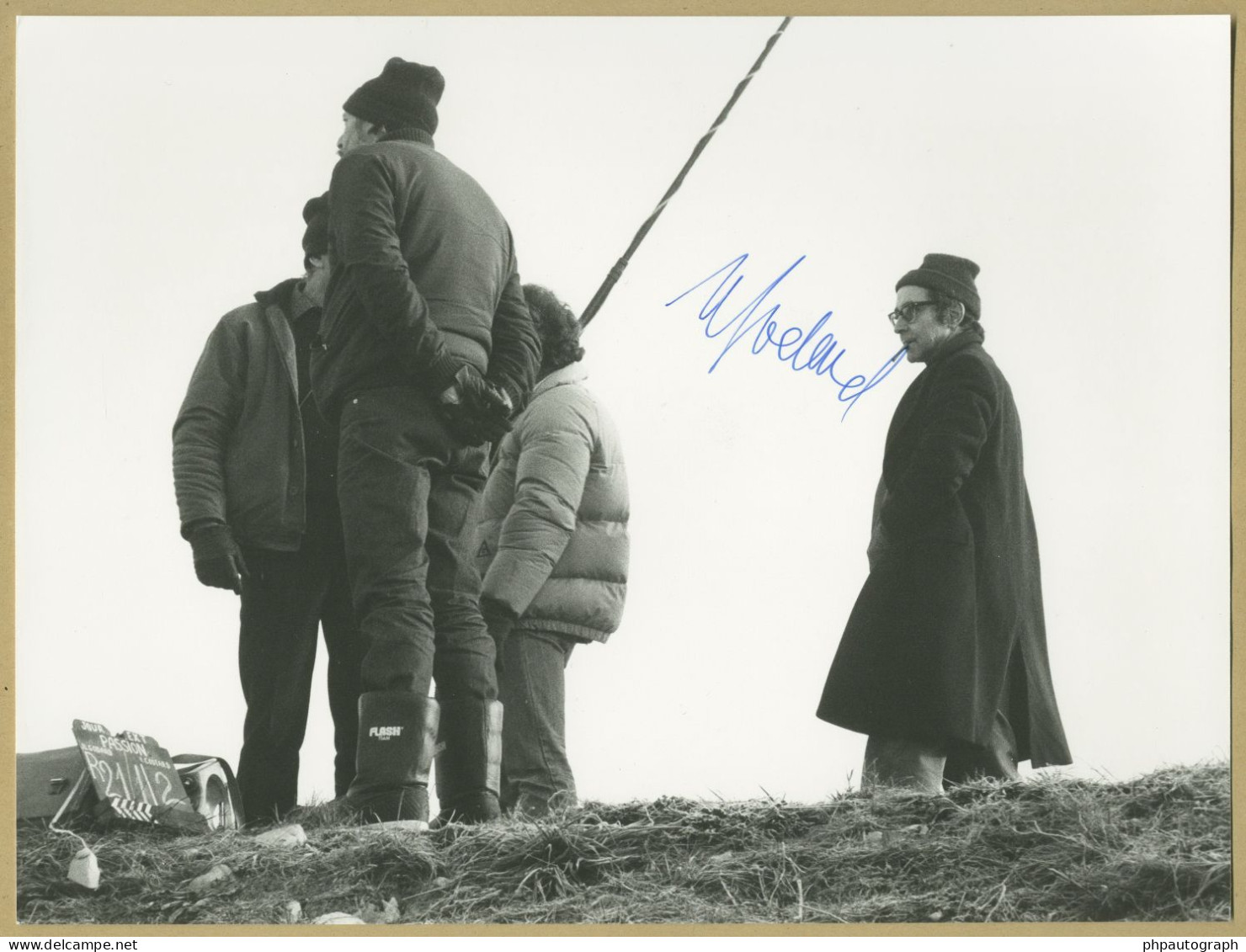 Jean-Luc Godard (1930-2022) - New Wave Director - Rare Signed Photo - Cannes 1982 - Acteurs & Toneelspelers