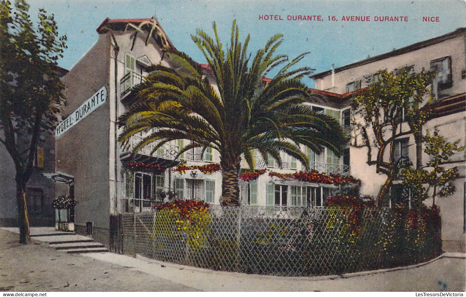 FRANCE - 06 - Nice - Hôtel Durante - 16 Avenue Durante - Carte Postale Ancienne - Cafés, Hôtels, Restaurants