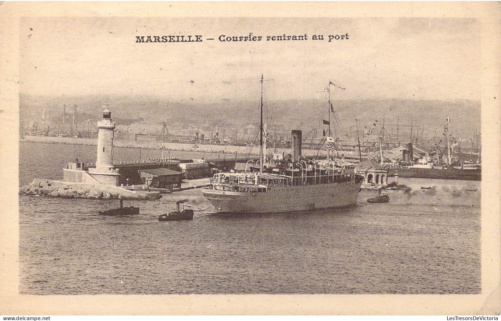 FRANCE - 13 - Marseille - Courrier Rentrant Au Port - Carte Postale Ancienne - Old Port, Saint Victor, Le Panier