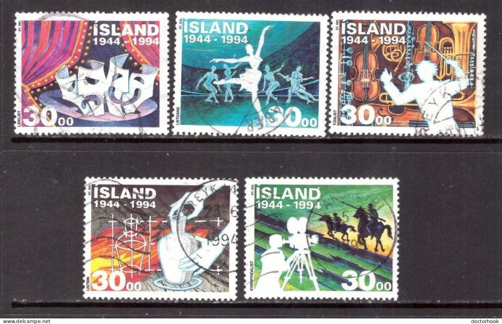 ICELAND   Scott # 782-6 USED (CONDITION AS PER SCAN) (Stamp Scan # 967-6) - Gebruikt