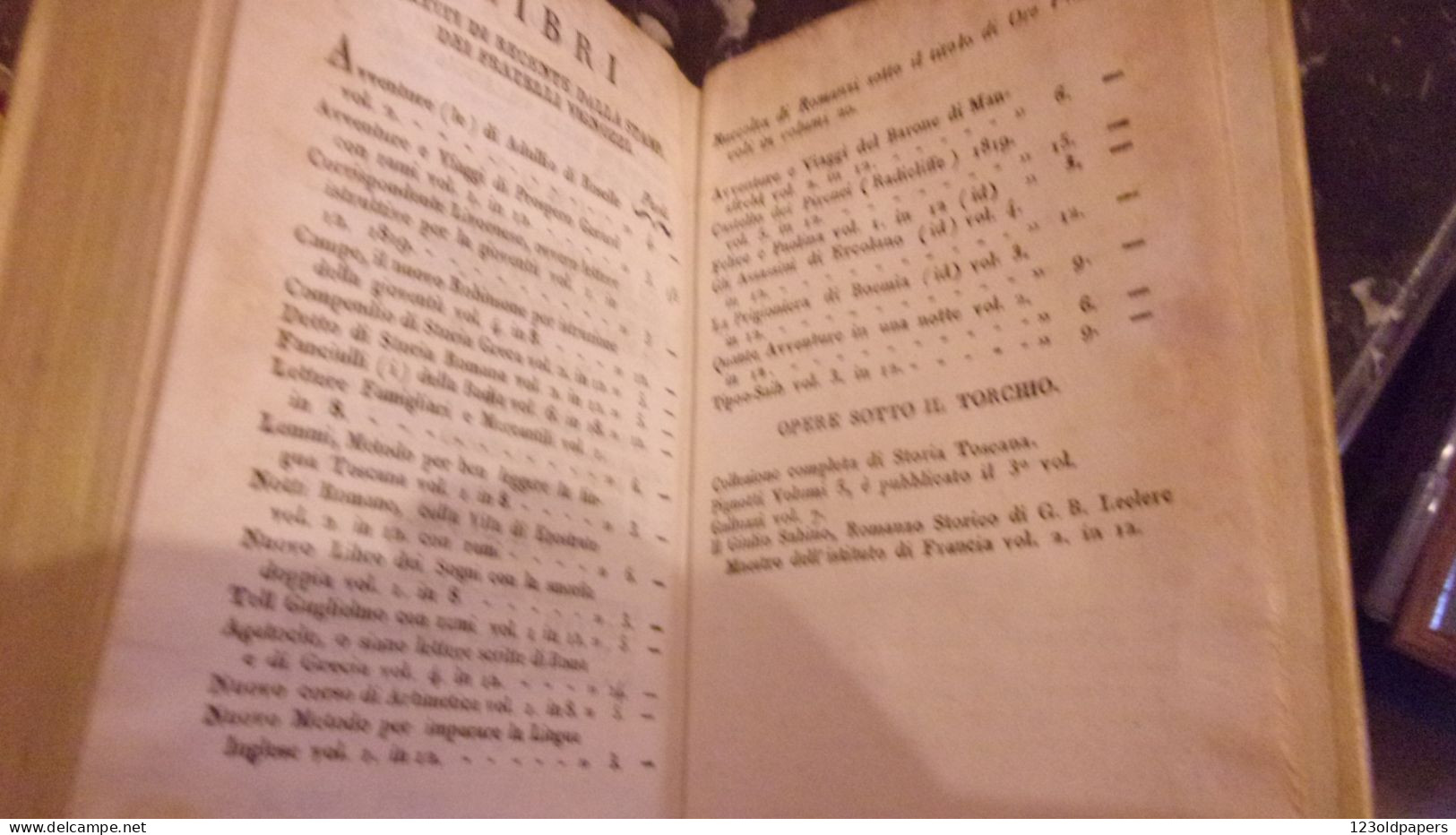 1819 OTTIMA RILEGATURA VELIN COMPLETA IN 4 VOLUMI GOLDONI COMMEDIE SCELTE LIVORNO STAMPERIA VIGNOZZI