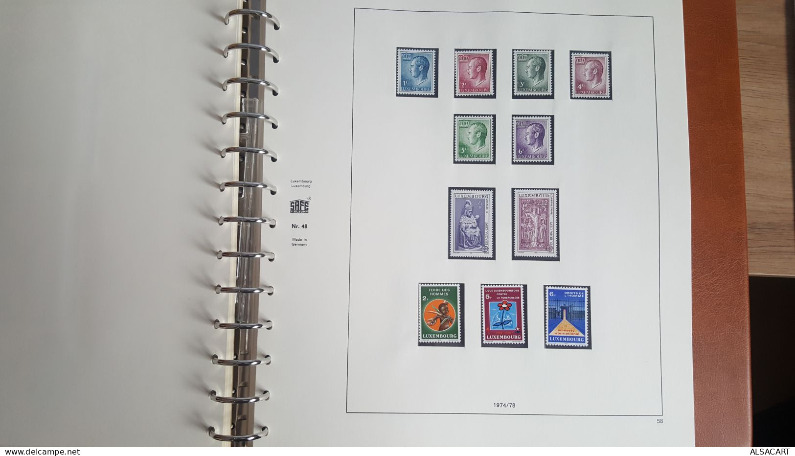 Collection De Timbres Neuf Du Luxembourg , Années 1970/1991 , Tres Bon état - Sammlungen