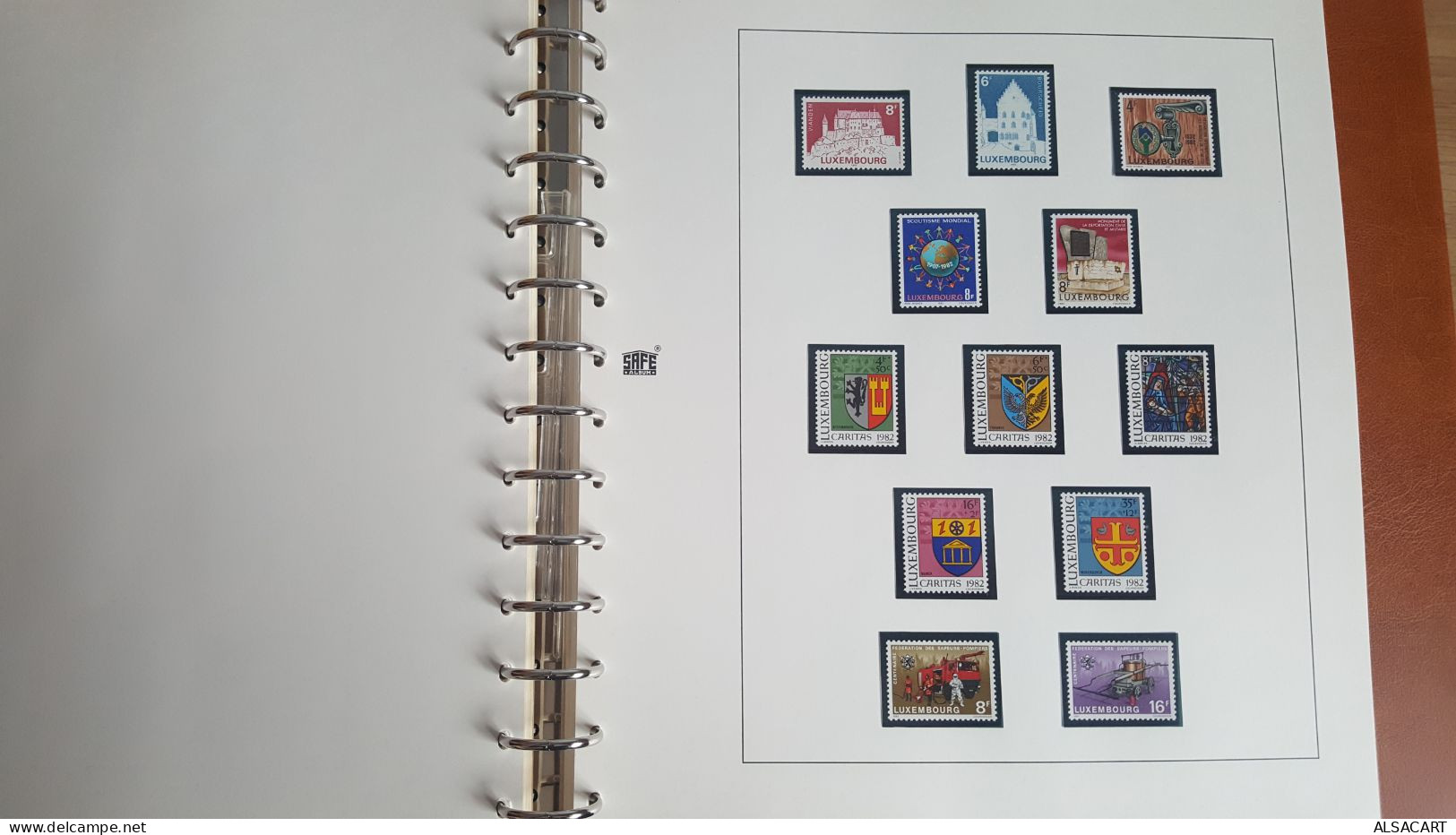 collection de timbres neuf du luxembourg , années 1970/1991 , tres bon état