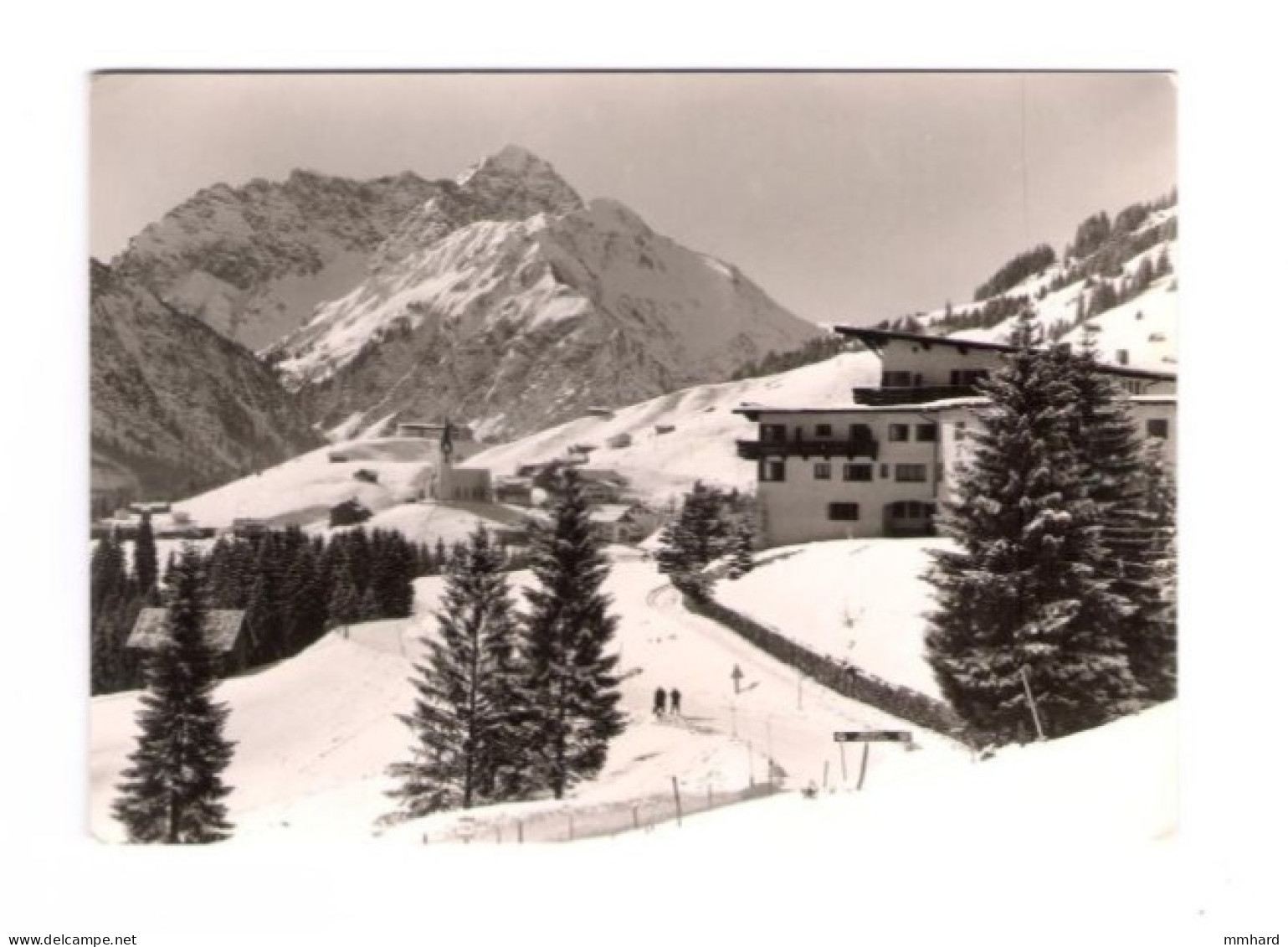 AK Hirschegg Kleinwalsertal Vorarlberg Austria Gelaufen 1968 - Kleinwalsertal