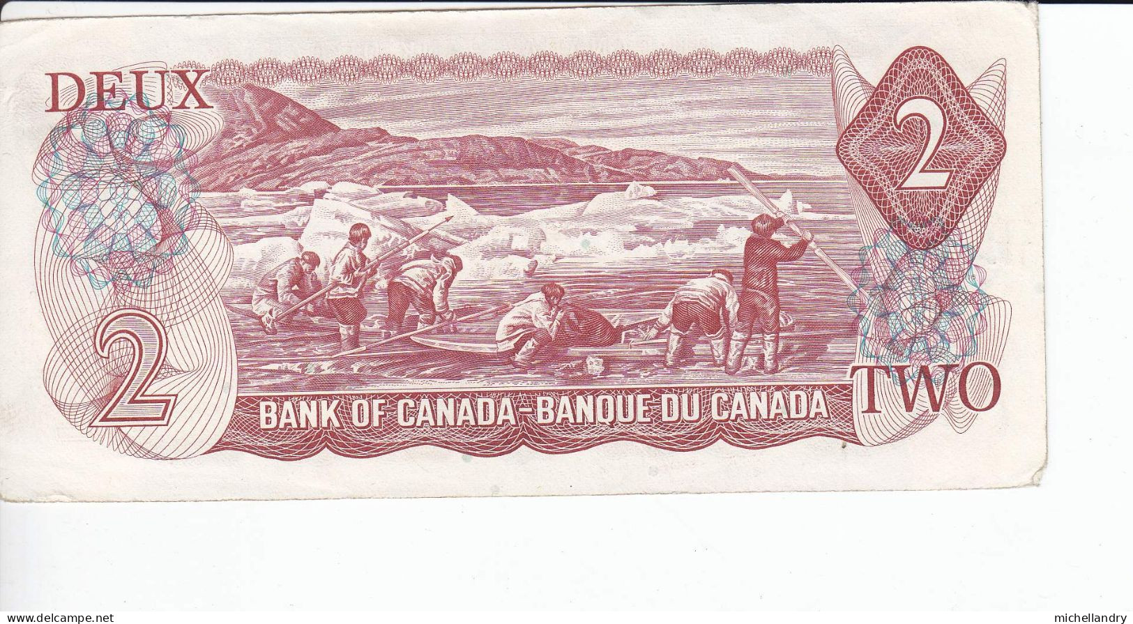 Monnaie (123255) Banque Du Canada 1974 Deux Dollars Série BF4720602 Lawson/Bouey - Canada