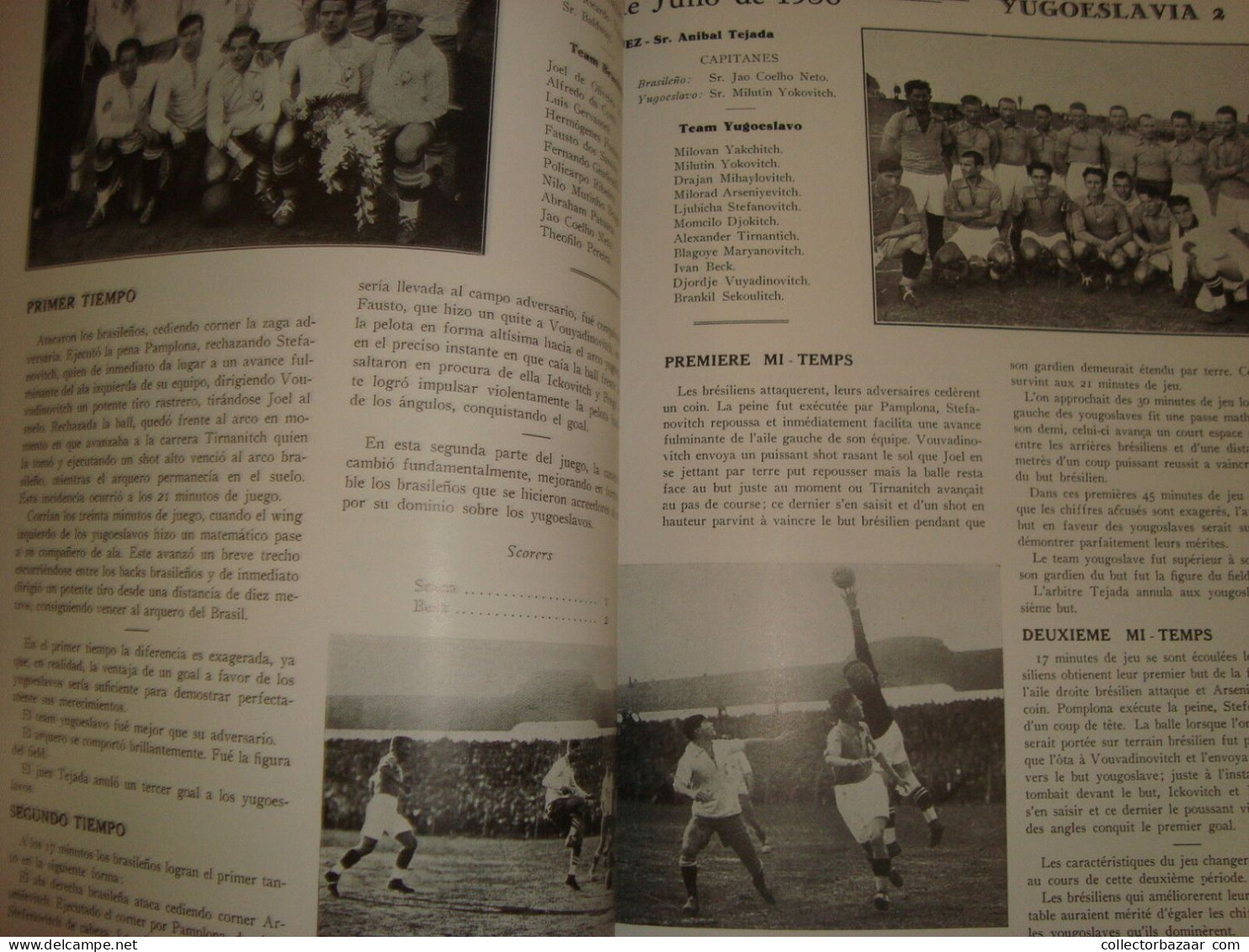 1930 Uruguay 1st Soccer Football World Cup Album Book Catalog Price Guide 2d. Edition 1999 - Livres