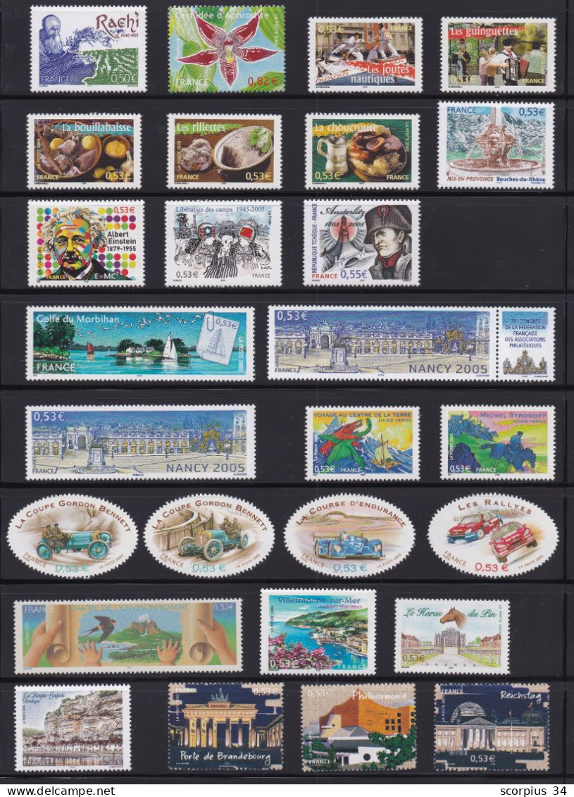 (PH58) VOIR DESCRIPTION 2005 Joli Lot De Timbres NEUFS QUALITE ++++ (81 Timbres) - 2000-2009