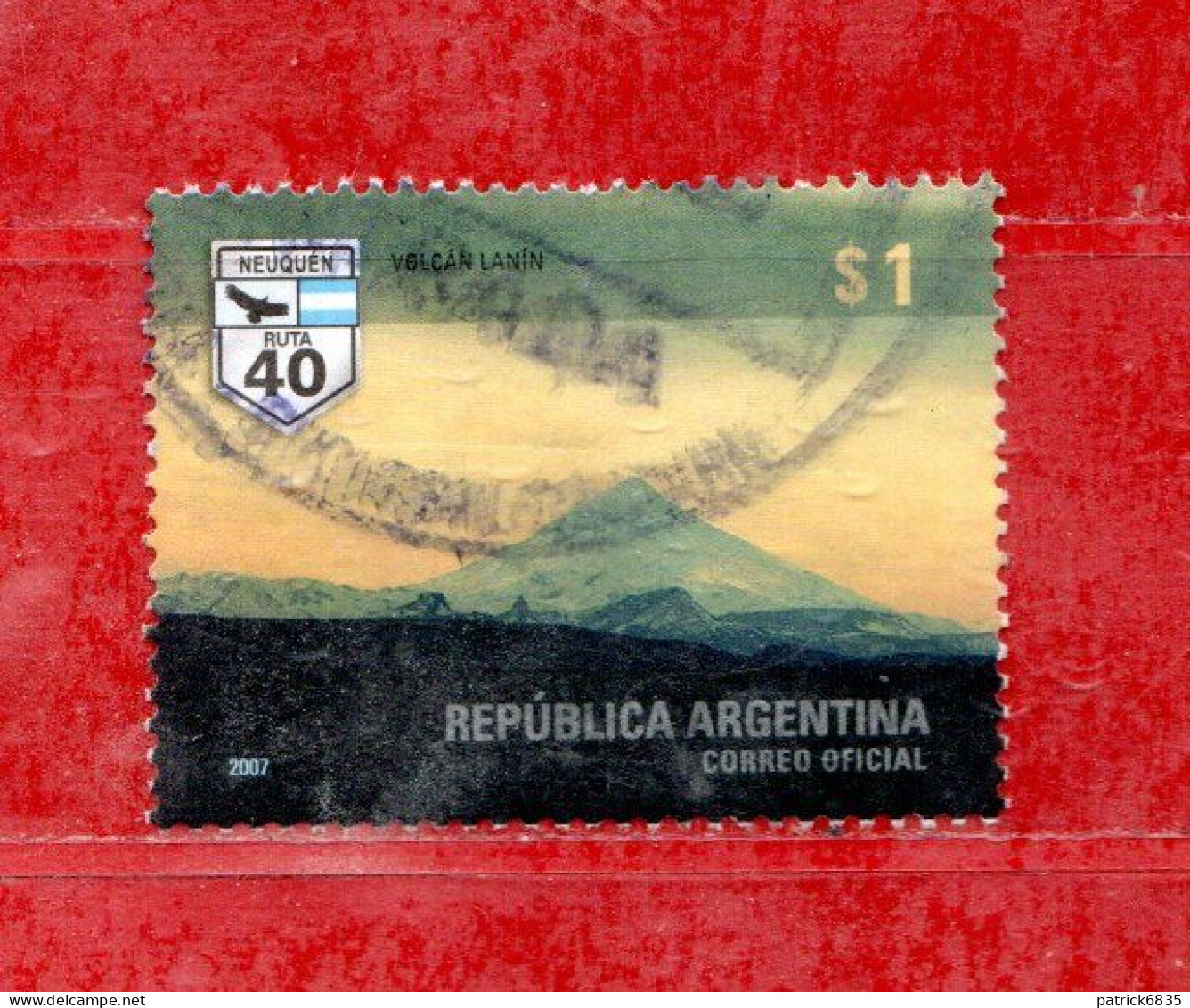 (Us.7) Argentina ° 2007 - VOLCAN LANIN.  Oblitérer. - Used Stamps