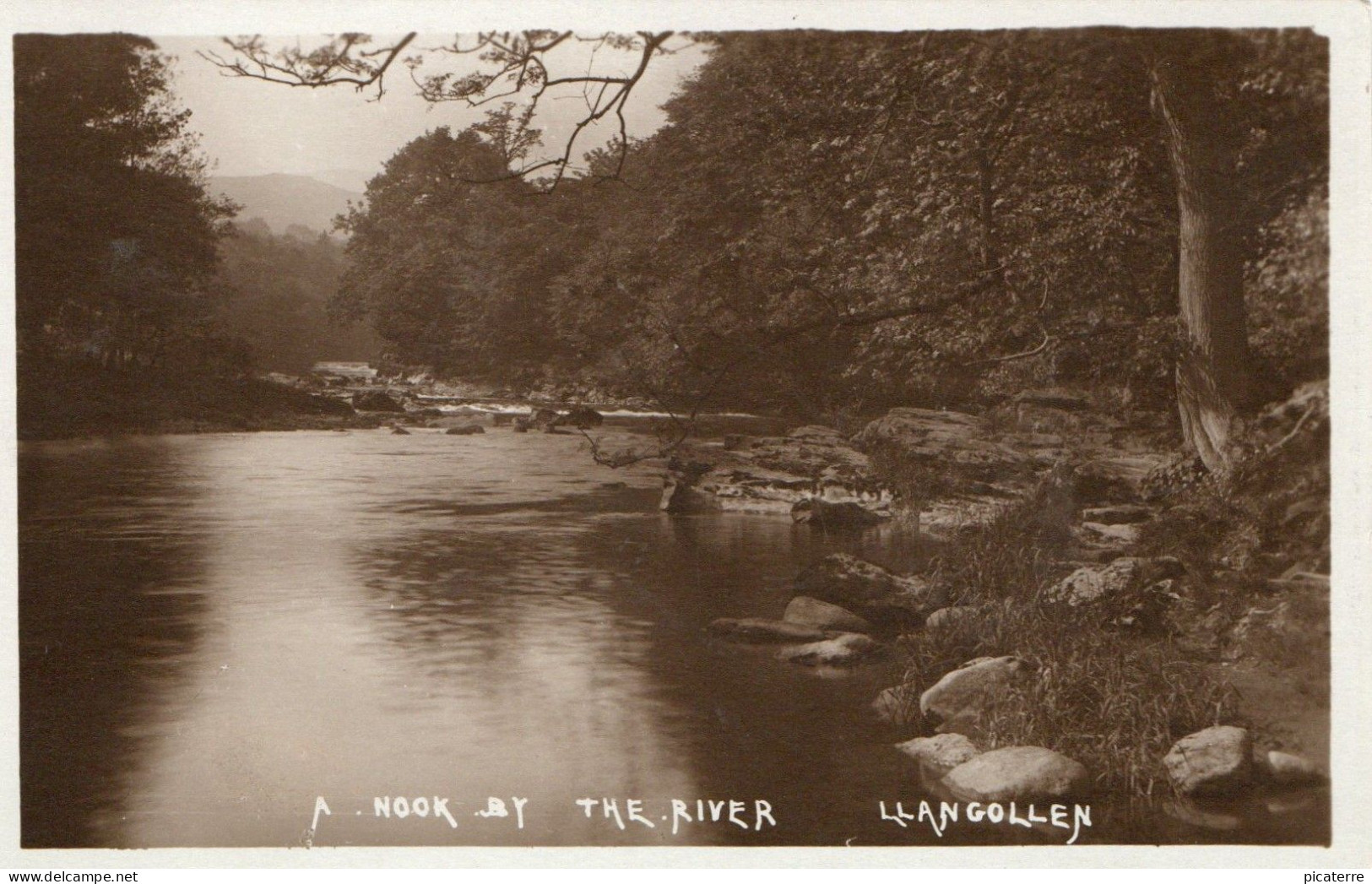 "Nook At The River" - Llangollen - Real Photo - Denbighshire
