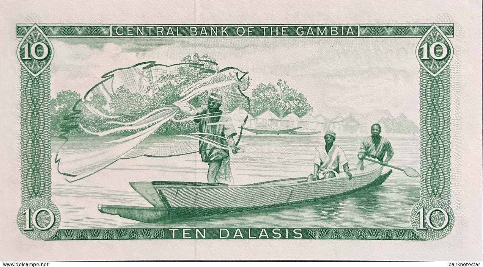 Gambia 10 Dalasis, P-6c (1987) - UNC - Gambie