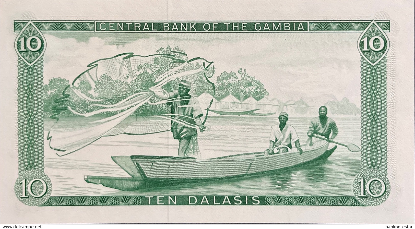 Gambia 10 Dalasis, P-6c (1987) - UNC - Gambia