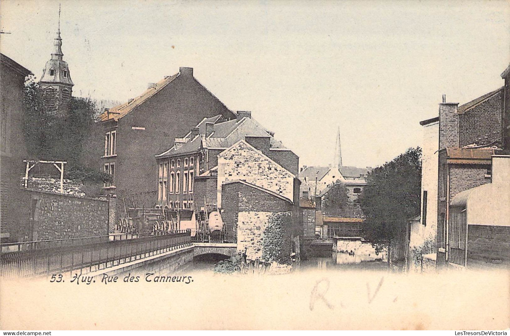 Belgique - Huy - Rue Des Tanneurs - Colorisé - Carte Postale Ancienne - Hoei