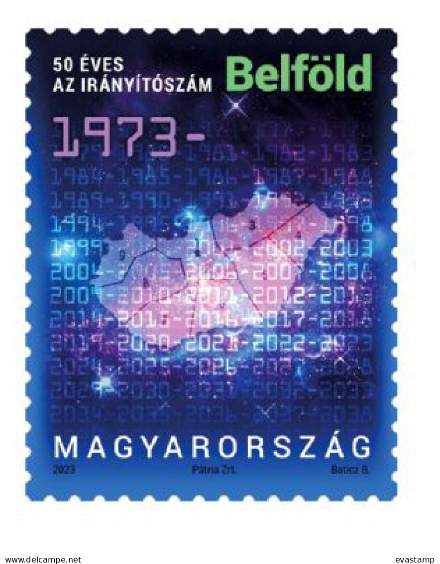 HUNGARY - 2023. 50th Anniversary Of The Postcode In Hungary MNH!! - Codice Postale