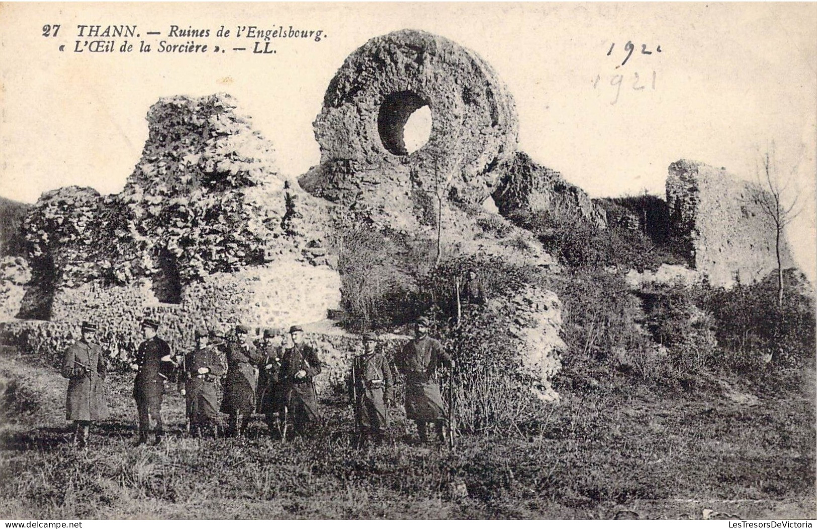 FRANCE - 68 - Thann - Ruines De L'Engelsbourg - Carte Postale Ancienne - Thann