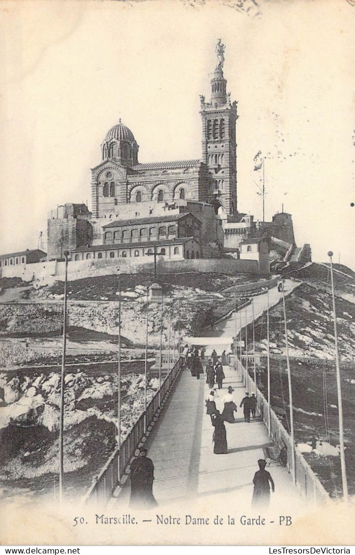 FRANCE - 13 - Marseille - Notre Dame De La Garde - Carte Postale Ancienne - Notre-Dame De La Garde, Lift