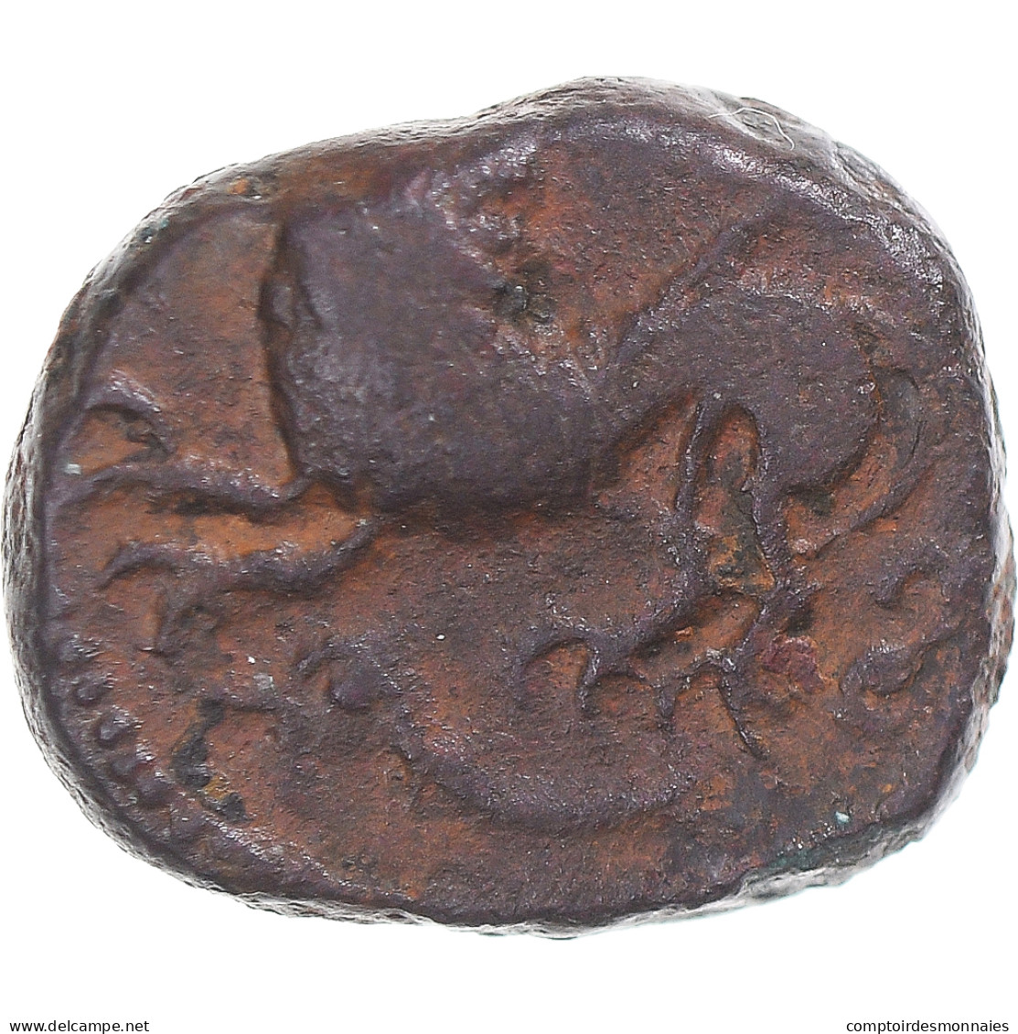 Monnaie, Rèmes, Bronze ATISIOS REMOS, 1st Century BC, TTB, Bronze - Celtic