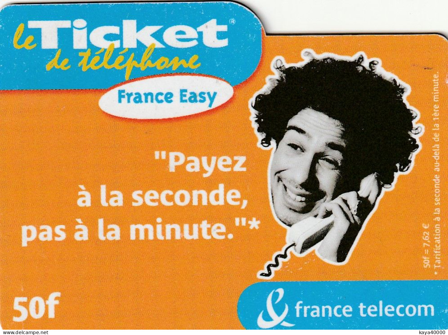 Carte Téléphone  ##  Ticket France Esy  ##  ( FRANCE ) Gift Card, Carta Regalo, Cadeaukaart - FT Tickets