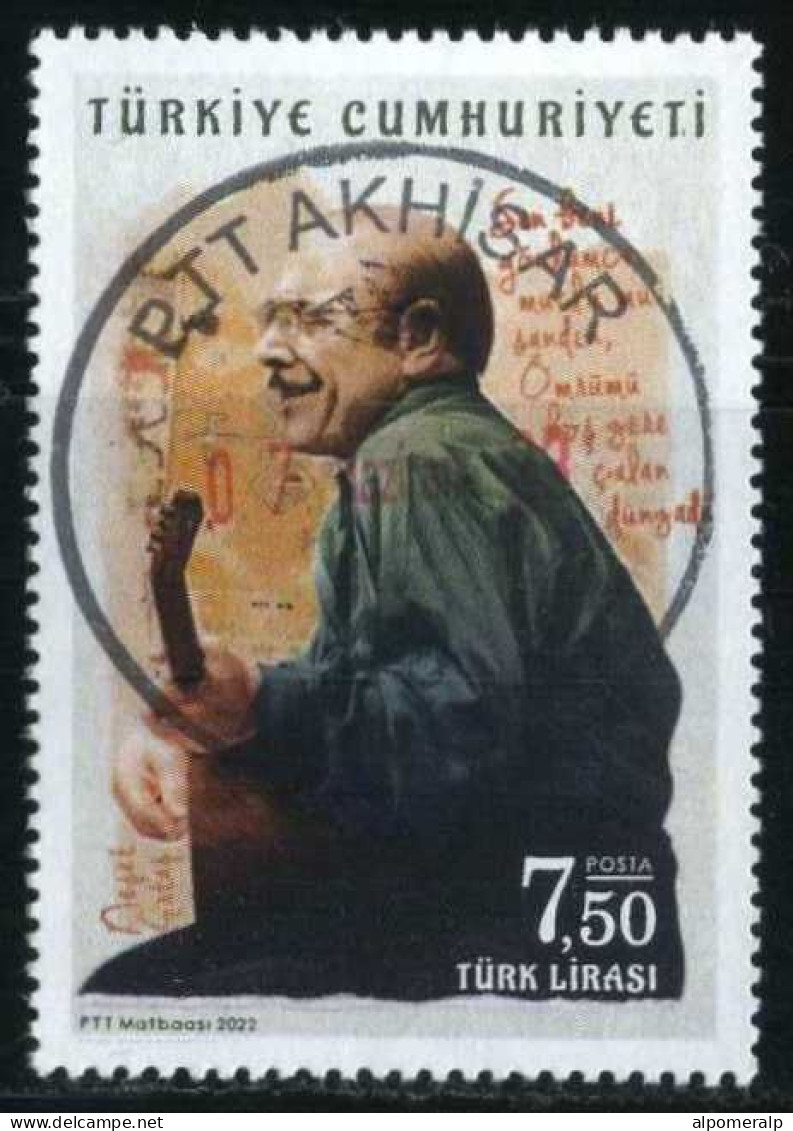 Türkiye 2022 Mi 4718 Neşet Ertaş, Turkish Musician, Folk Poet | Music - Usados