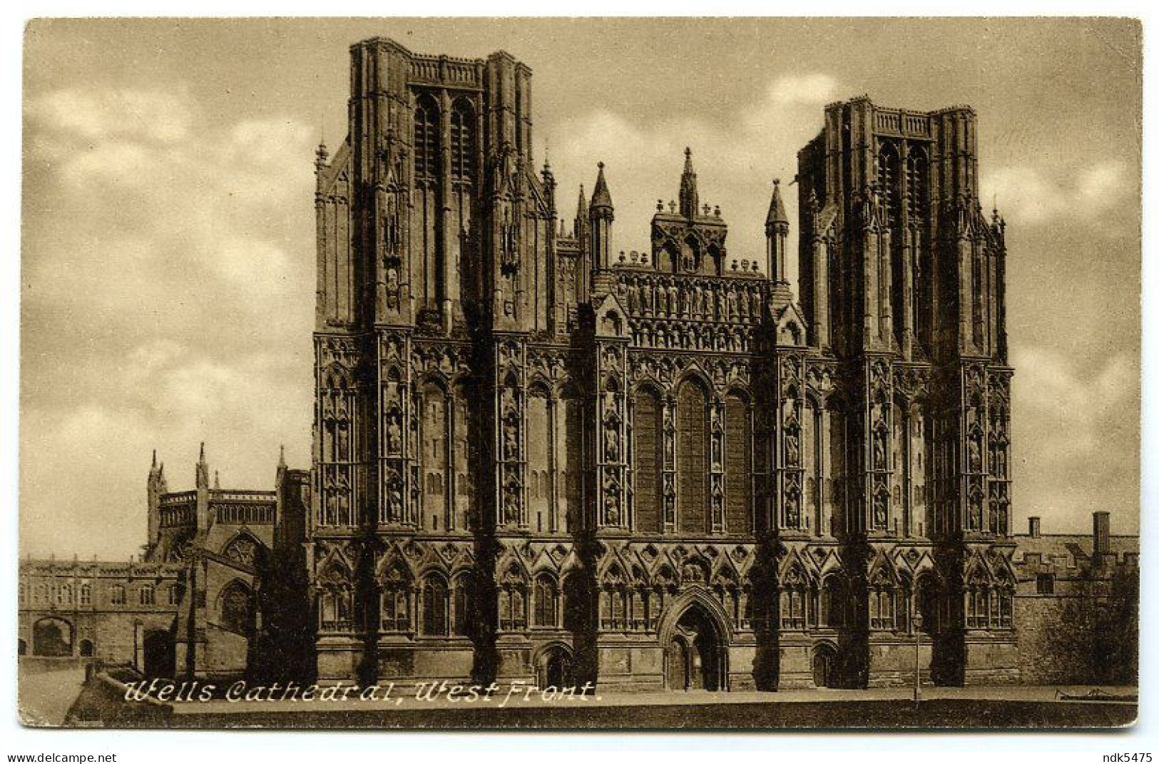 WELLS CATHEDRAL, WEST FRONT - Wells