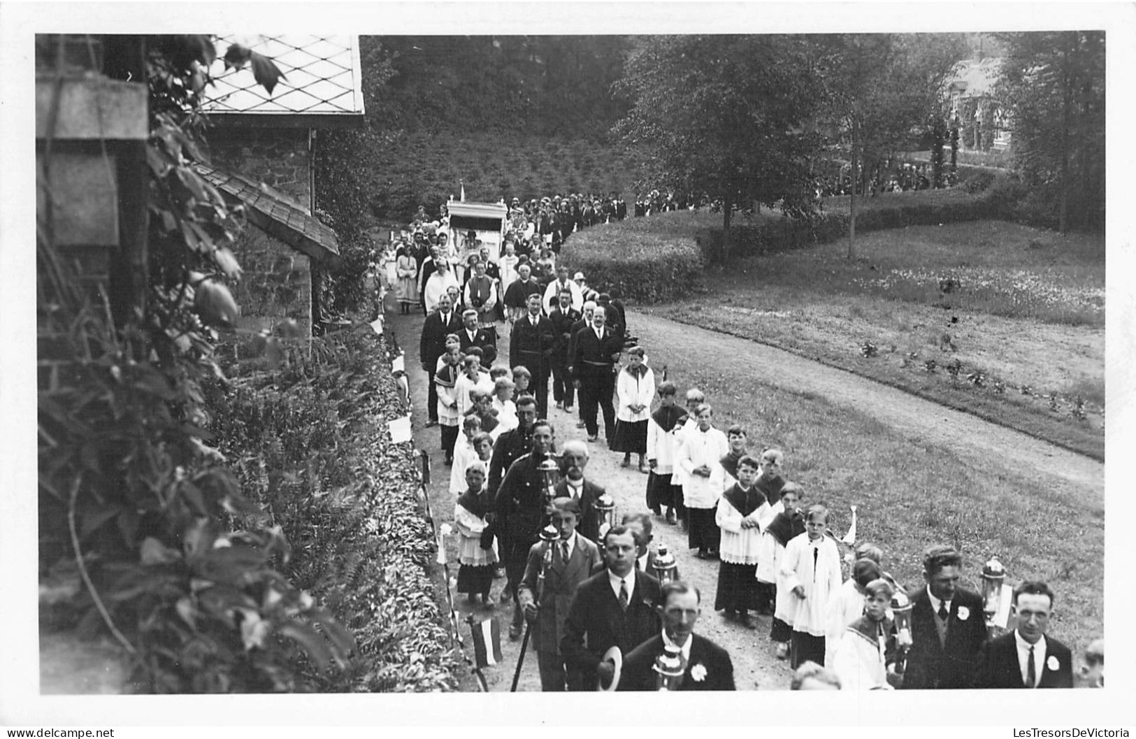 Manifestation - Procession - Carte Photo - Art Et Industrie Photo Roumont -  Carte Postale Ancienne - Demonstrations