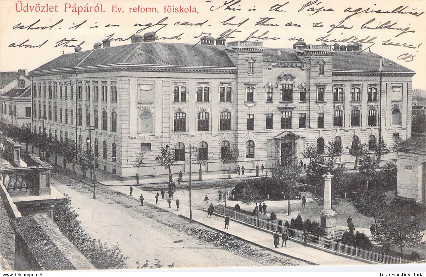 Hongrie - Udvozlet Paparol Ev. Reform Foiskola - Tampon Spécial -  Carte Postale Ancienne - Hungary