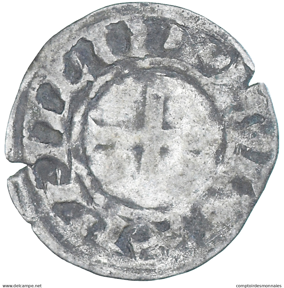 Monnaie, France, Philippe II, Denier Tournois, 1180-1223, Saint-Martin De Tours - 1180-1223 Philippe II Auguste
